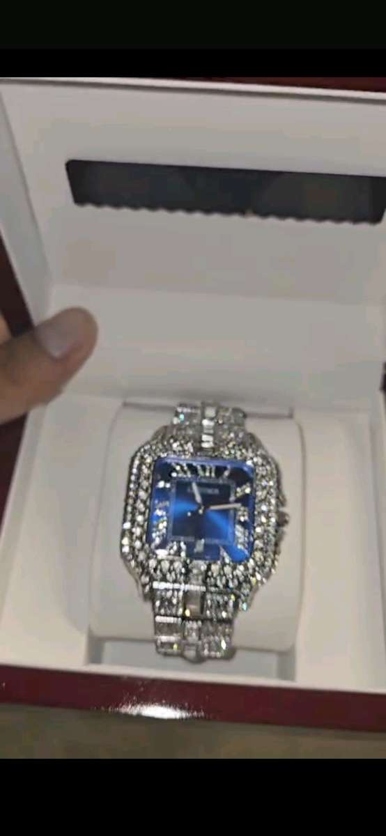 Men Mossionite Watch