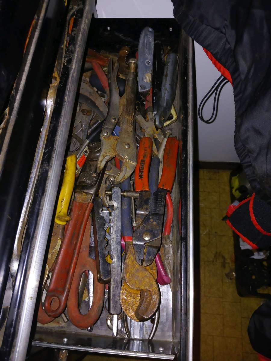 toolbox and tools