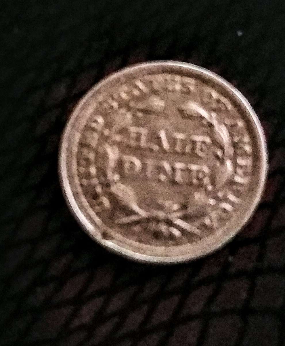 1865 Civil war half dime