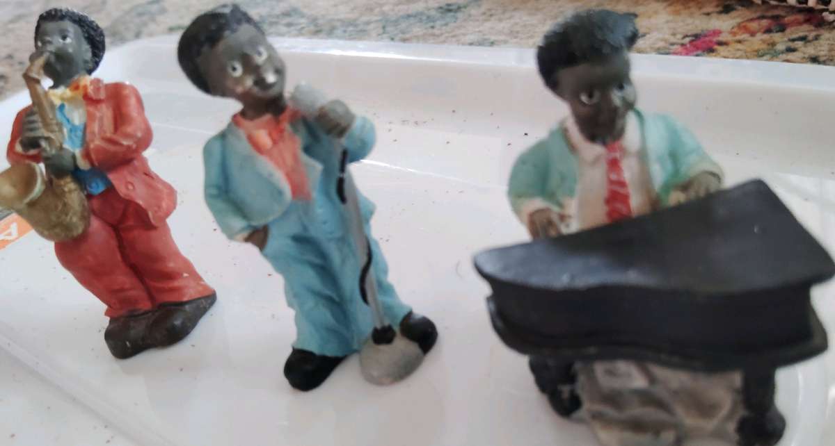African American Vintage Jazz Figurines