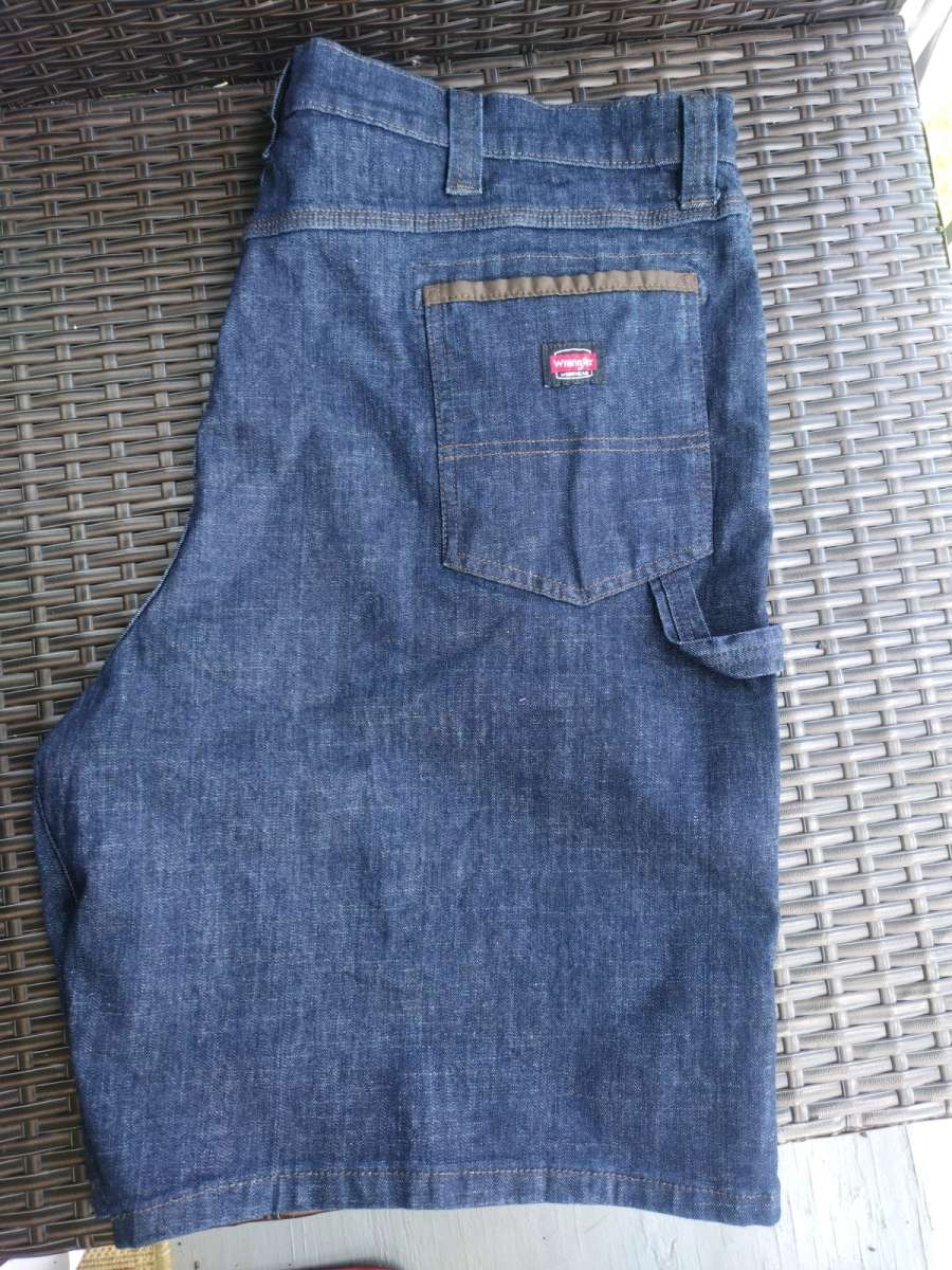 wrangler flex Denim work shorts