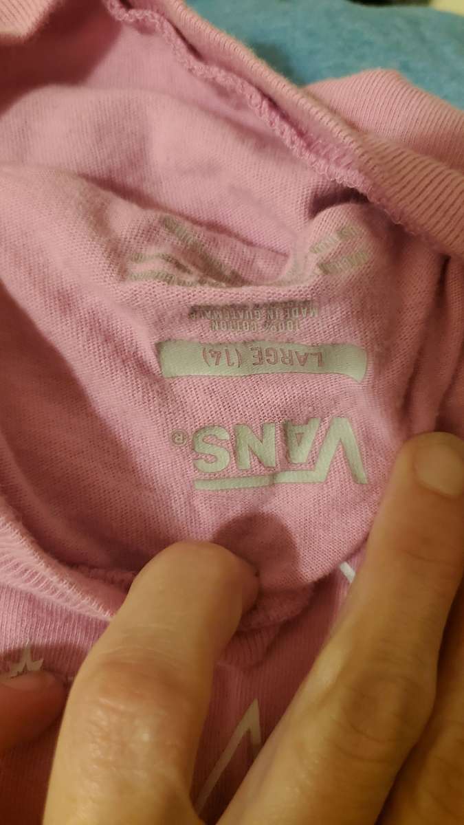 Junior Vans off the wall Pink Shirt