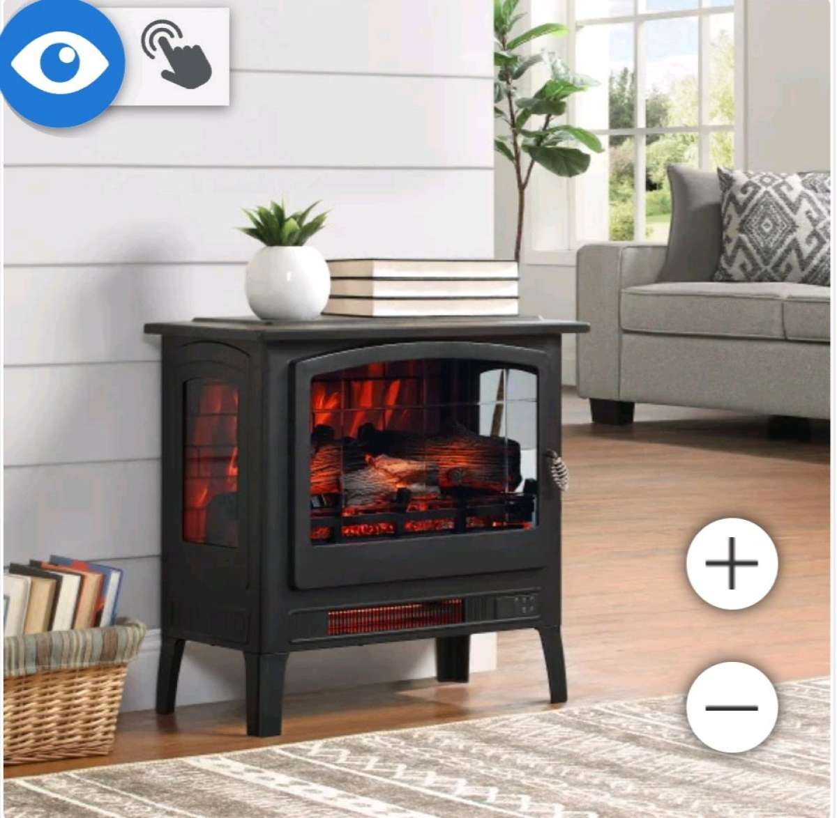 2 BrandNew Bayside Furnishings Infrared Electric Stove Heate