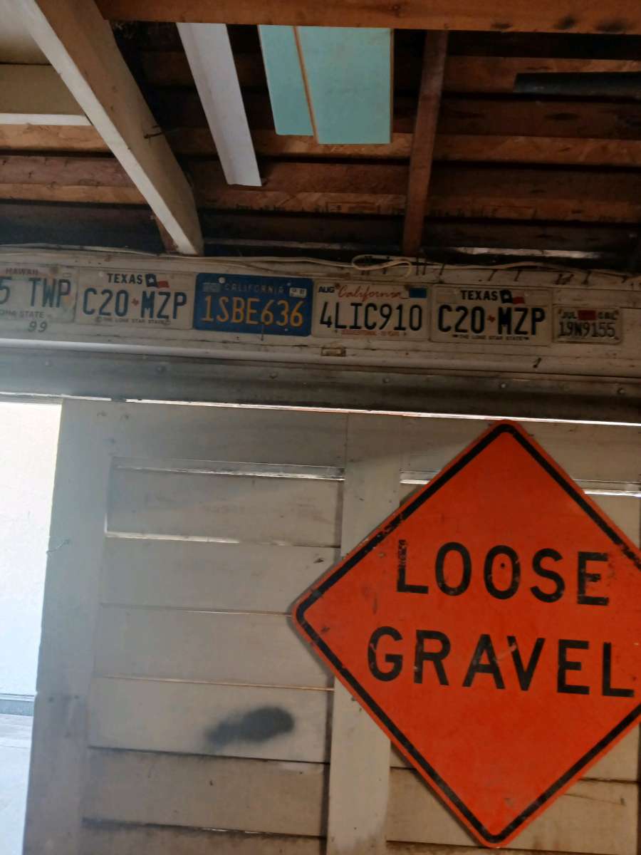 Decorative street signs and license plates