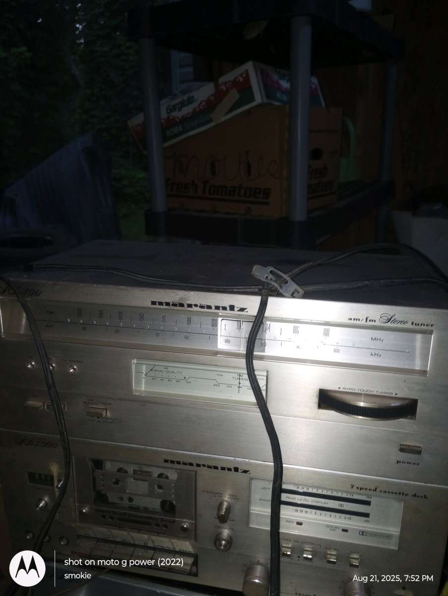 late 1970s marantz home audio system