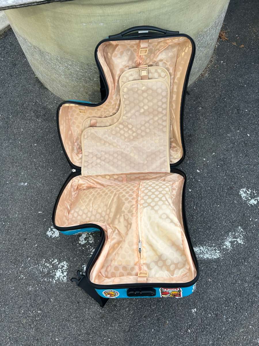 20 inch kids right on suitcase children ride on luggage with