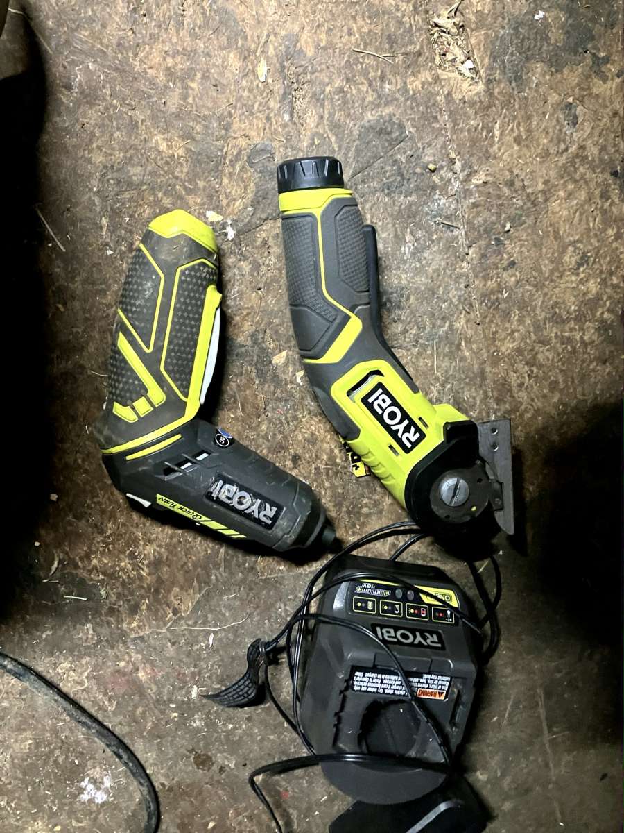 16 pc Ryobi Power Tools