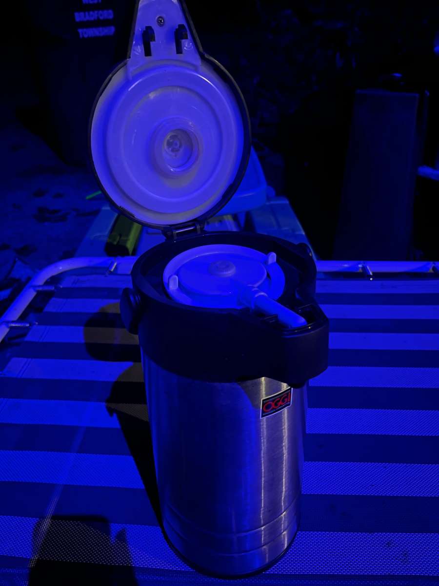 OGGI Coffee Tea Push Dispenser Carafe