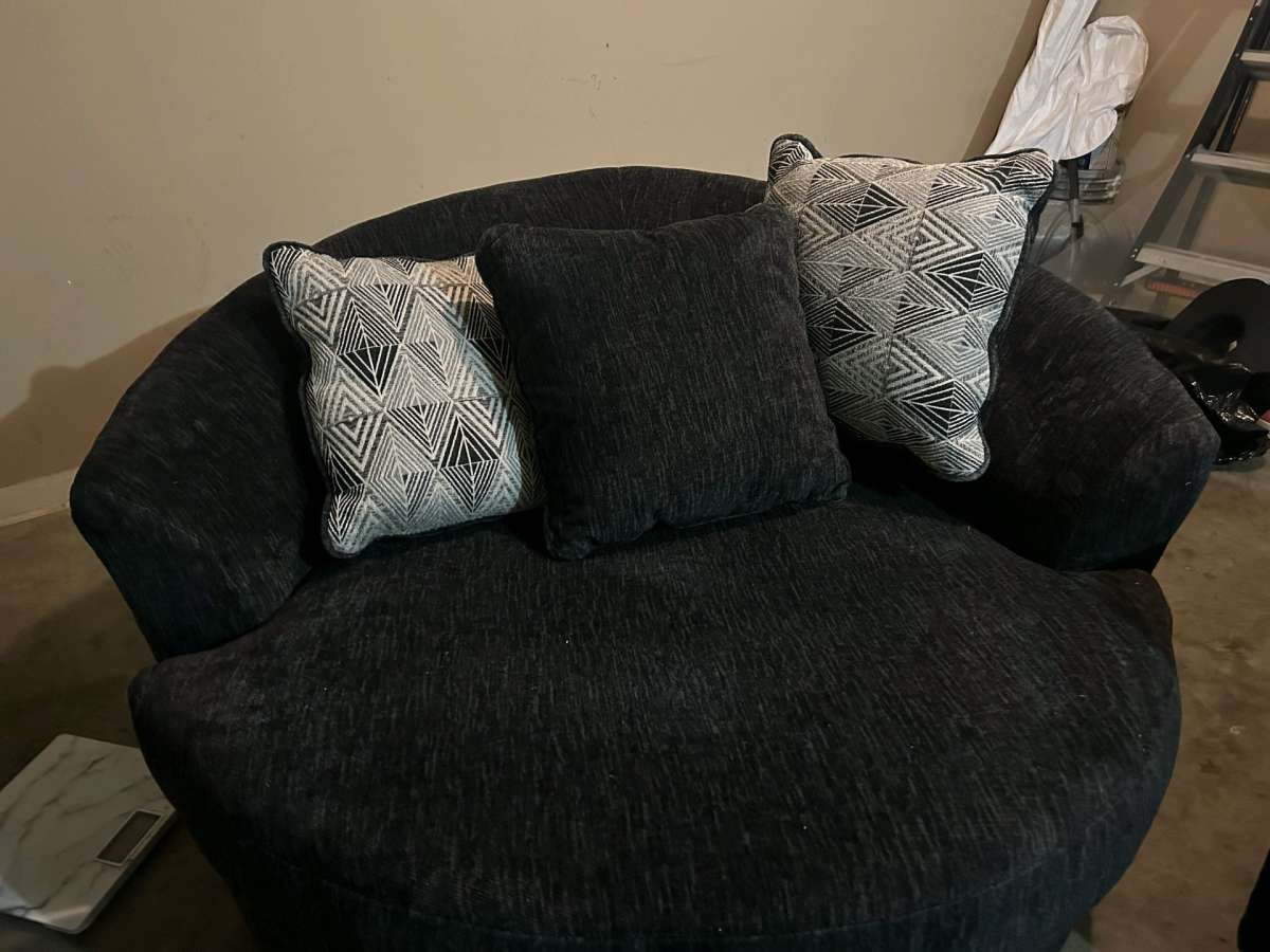 sectional with chair