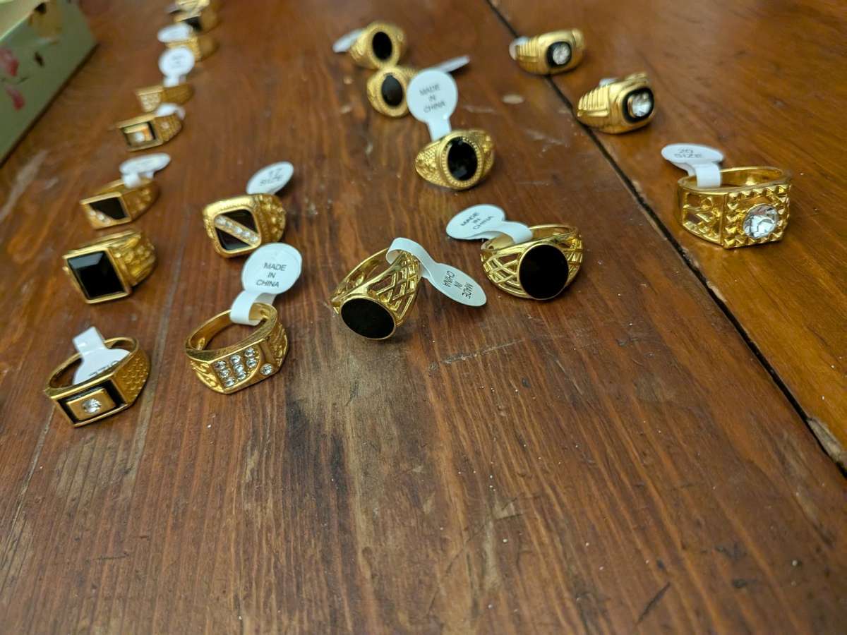 gold plated rings