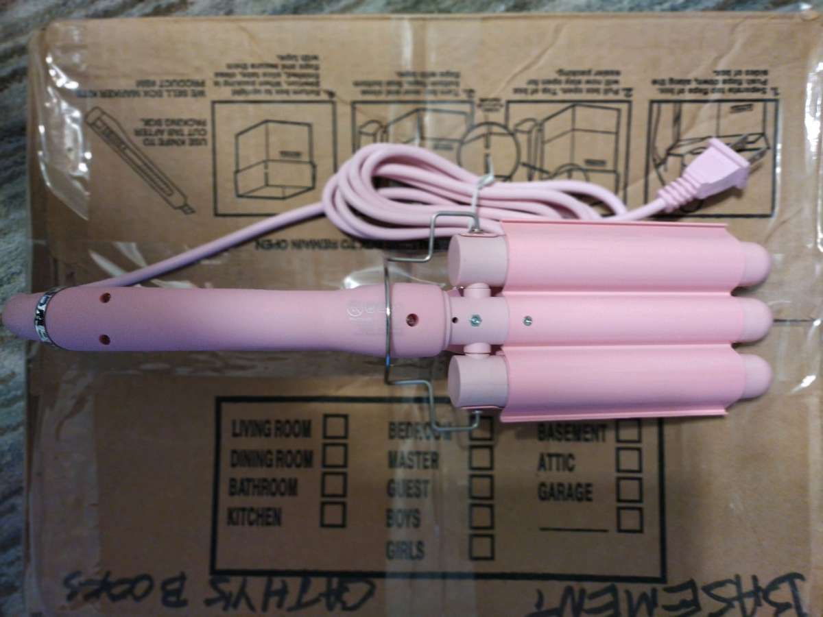 MERMADE PRO HAIR WAVER Pink 32mm 125 Wavy Hair Styling Tool