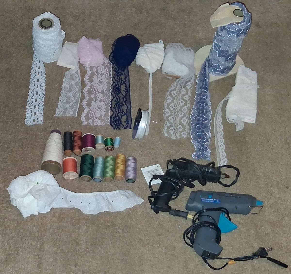 vintage craft materials bundle
