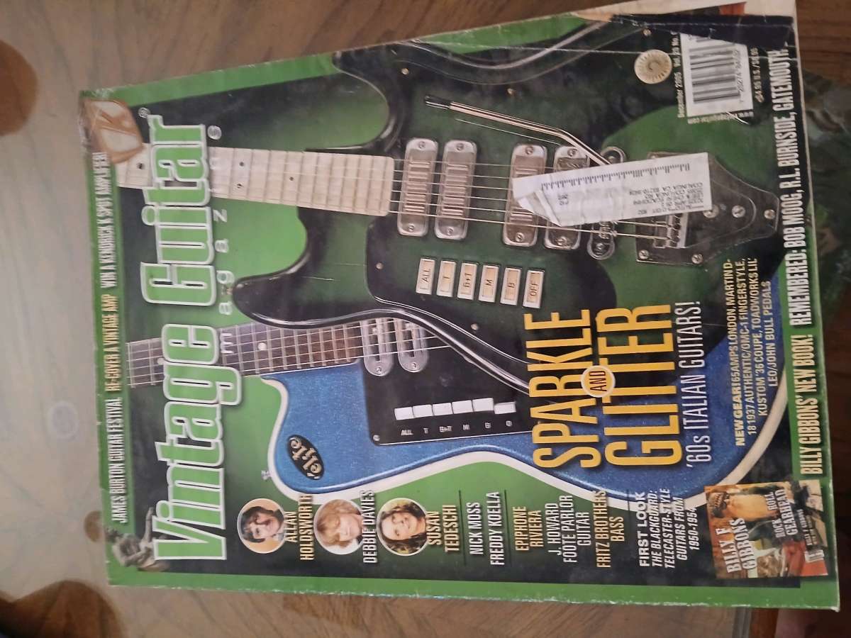 vintage guitar magazine 2005 jazz