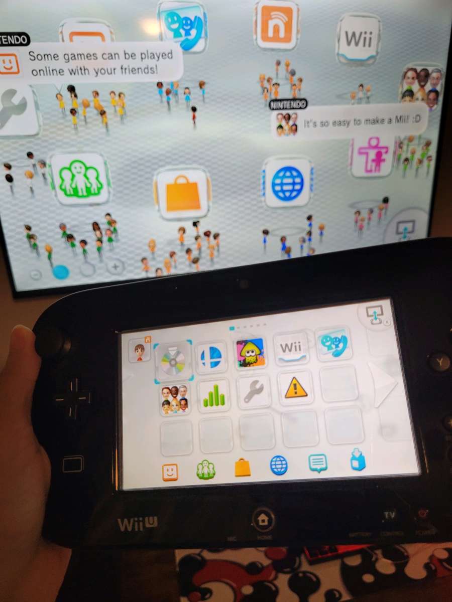 Wii u Console and Gamepad
