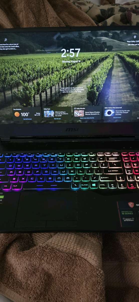 MSI Gaming laptop