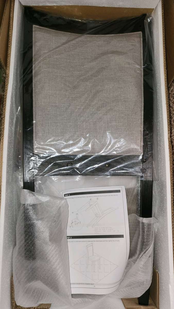 EAST WEST FURNITURE MZC6T06 MONZA PARSON CHAIRS 2 Pack