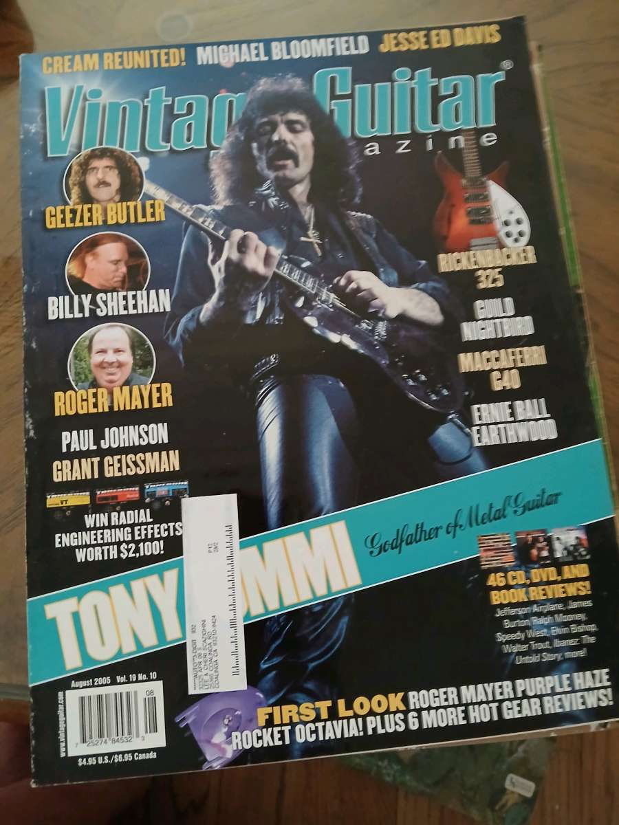 vintage guitar magazine 2005