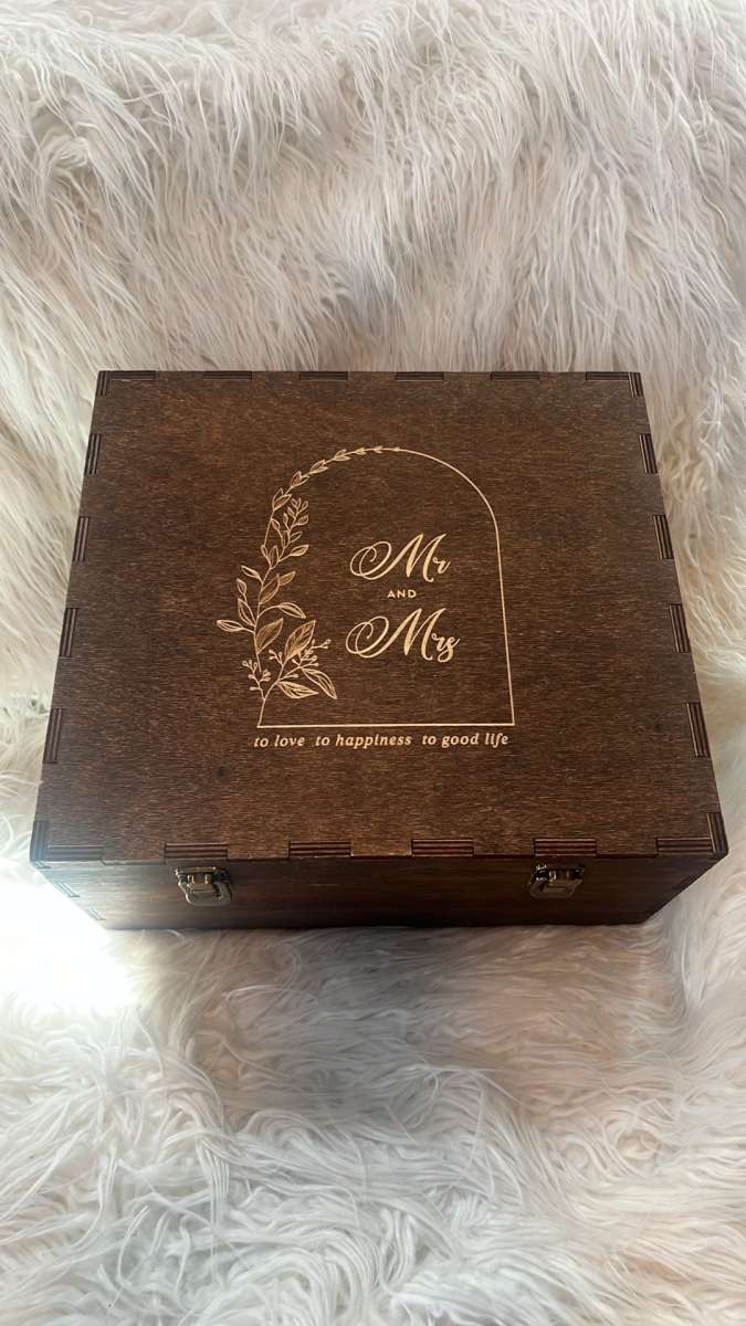 Set of custom Mr and Mrs wine glasses and a wine flute all e