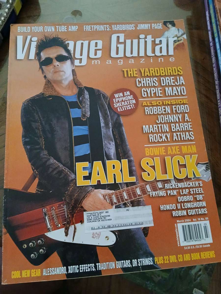 Vintage Guitar Magazine 2004