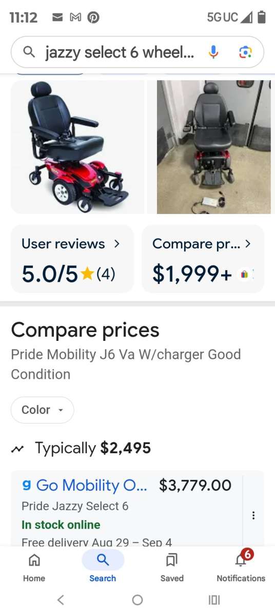 Jazzy Select 6 Powerchair