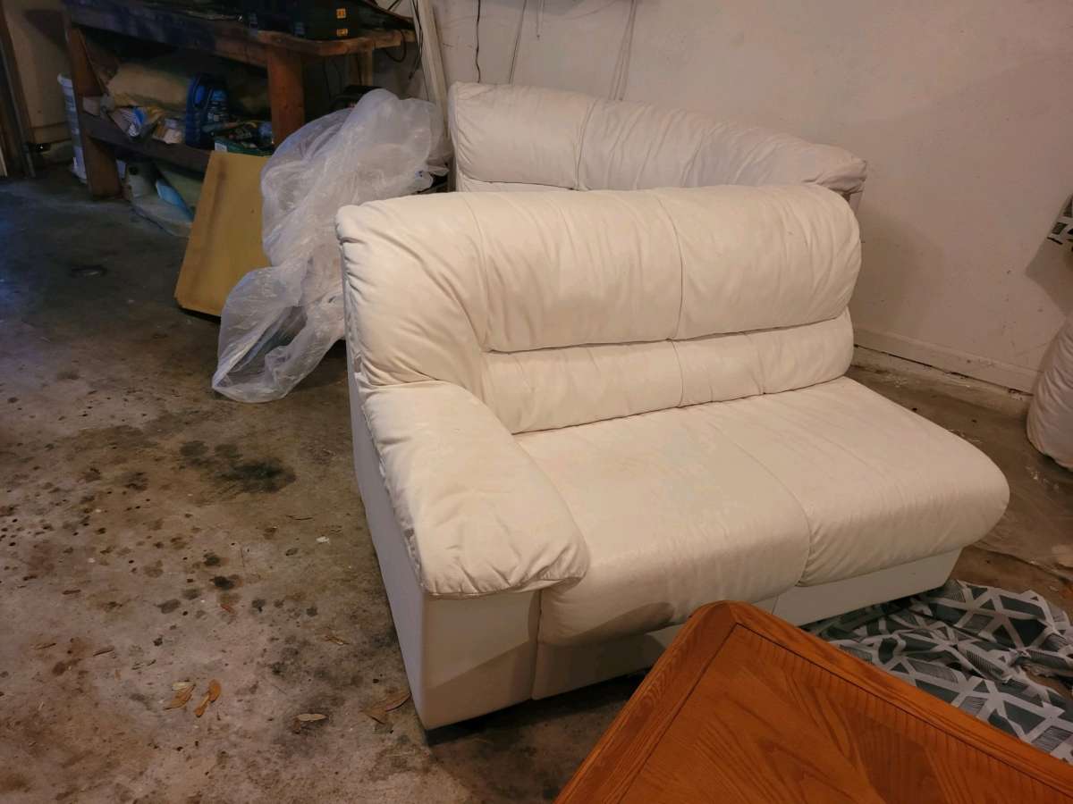 For Sale White Italian Sectional sofa