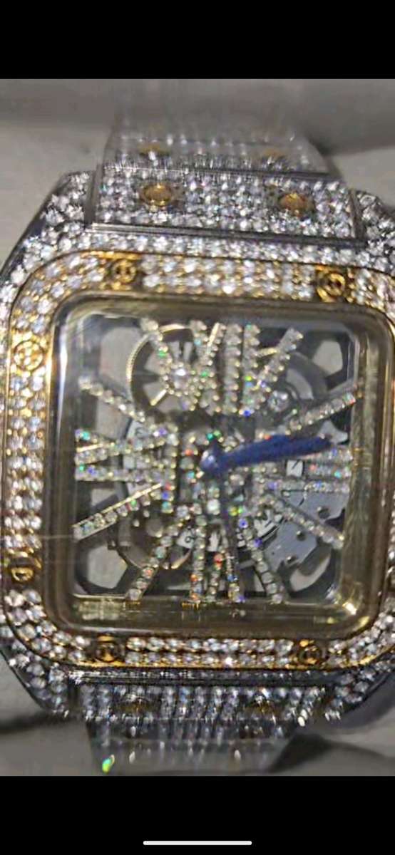 Mans Mossionite Watch