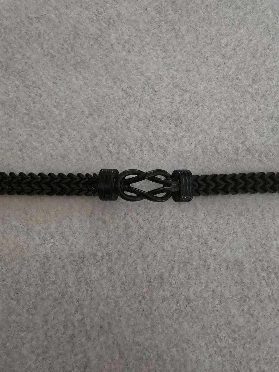 Stainless Steel Double Row Buckle Bracelet