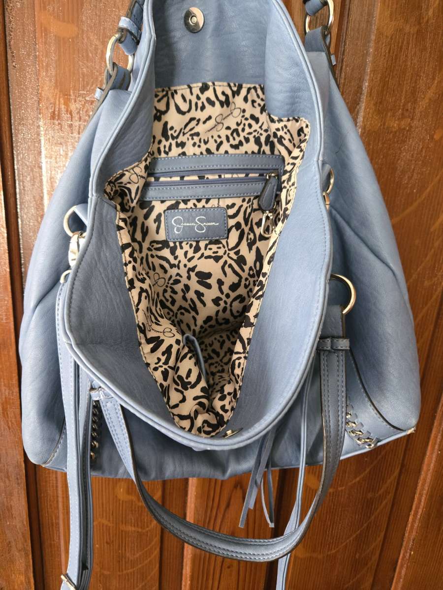 Jessica Simpson Blue Tote bag purse