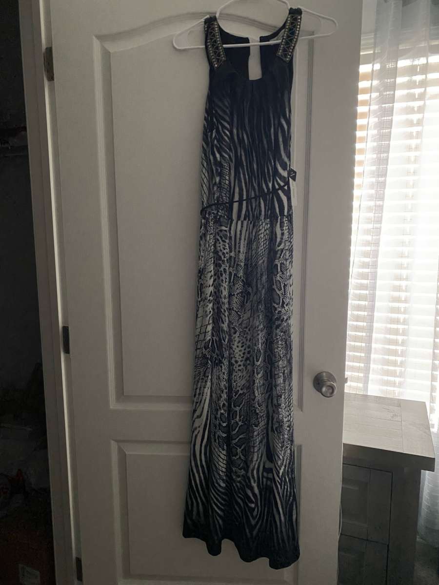 Animal Print Maxi Dress