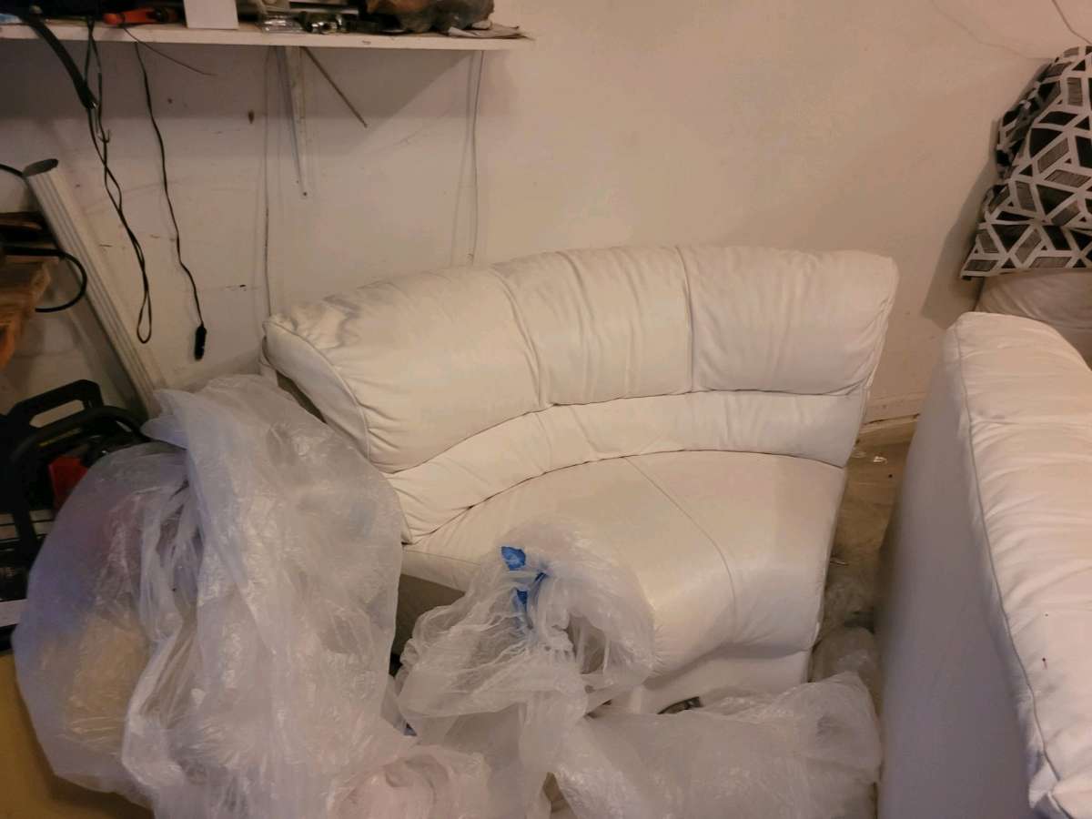 For Sale White Italian Sectional sofa