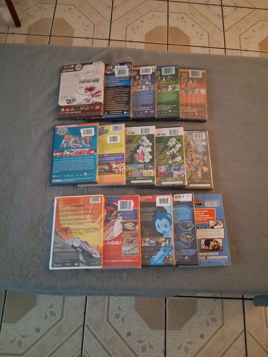 Lot Of 15 Anime English Dub DVDs