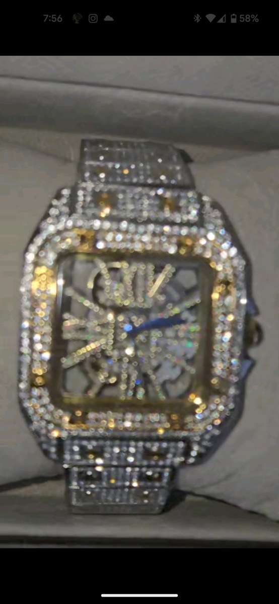 Mans Mossionite Watch