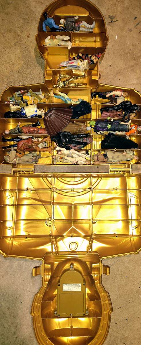 vintage Kenner C3PO talking Star wars carrying case