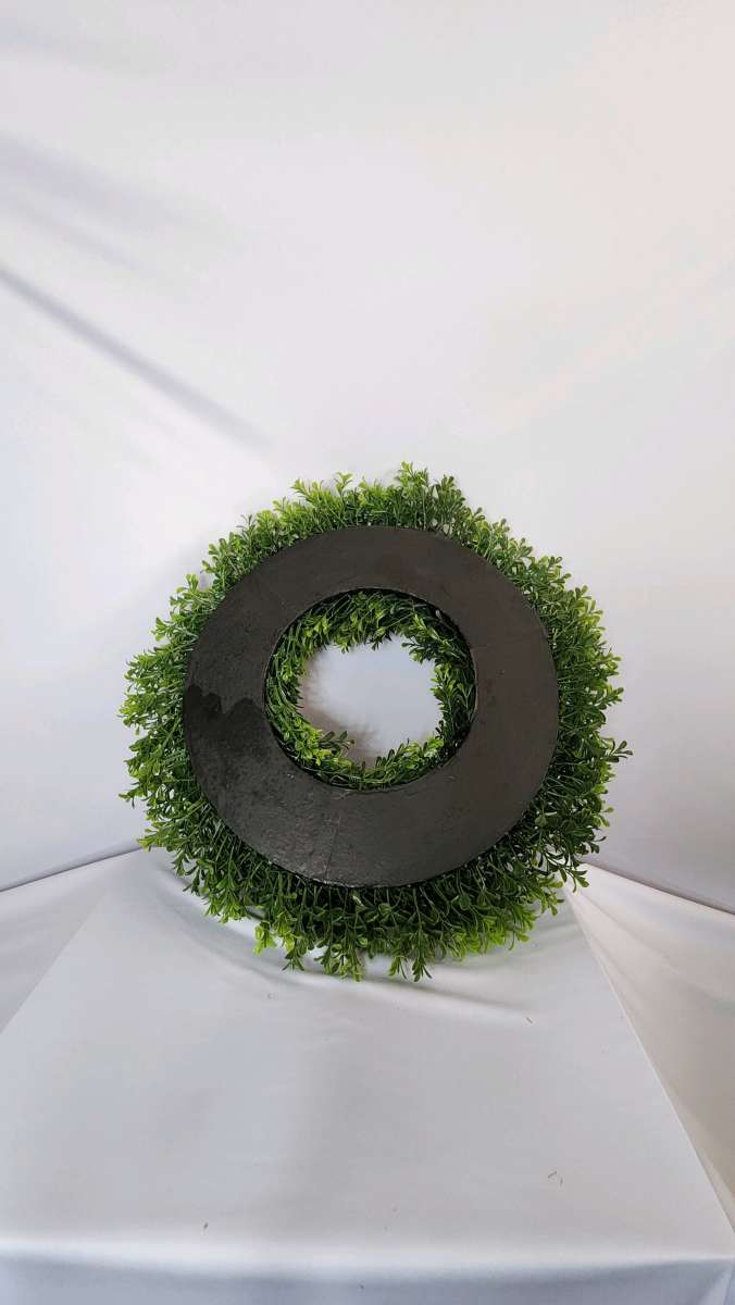 VLORART 20INCH BOXWOOD WREATH ARTIFICIAL BOXWOOD WREATH