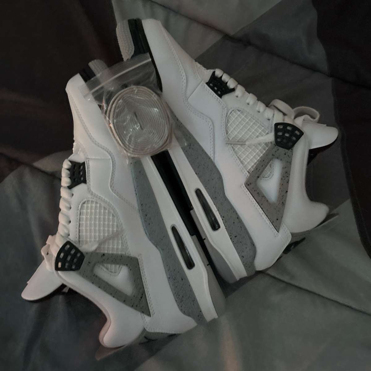 Jordan 4 white cement New