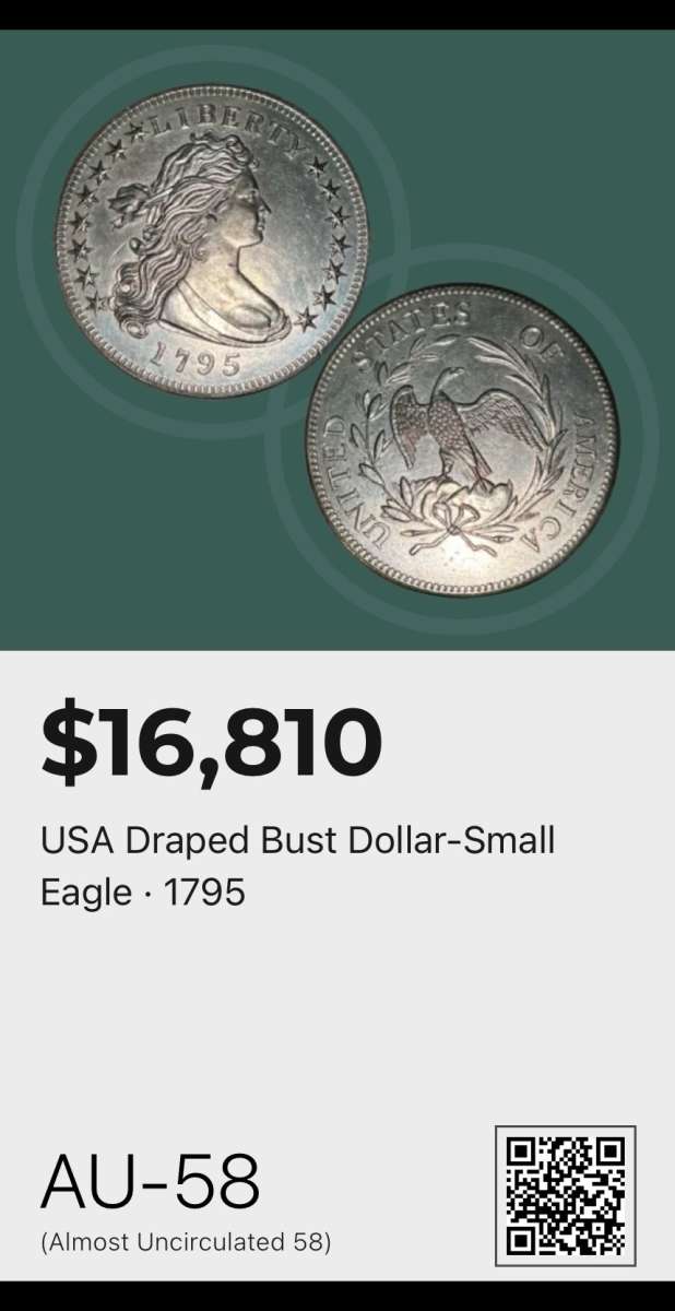 1795 Draped Bust Small Eagle and 1877CC Seated Liberty