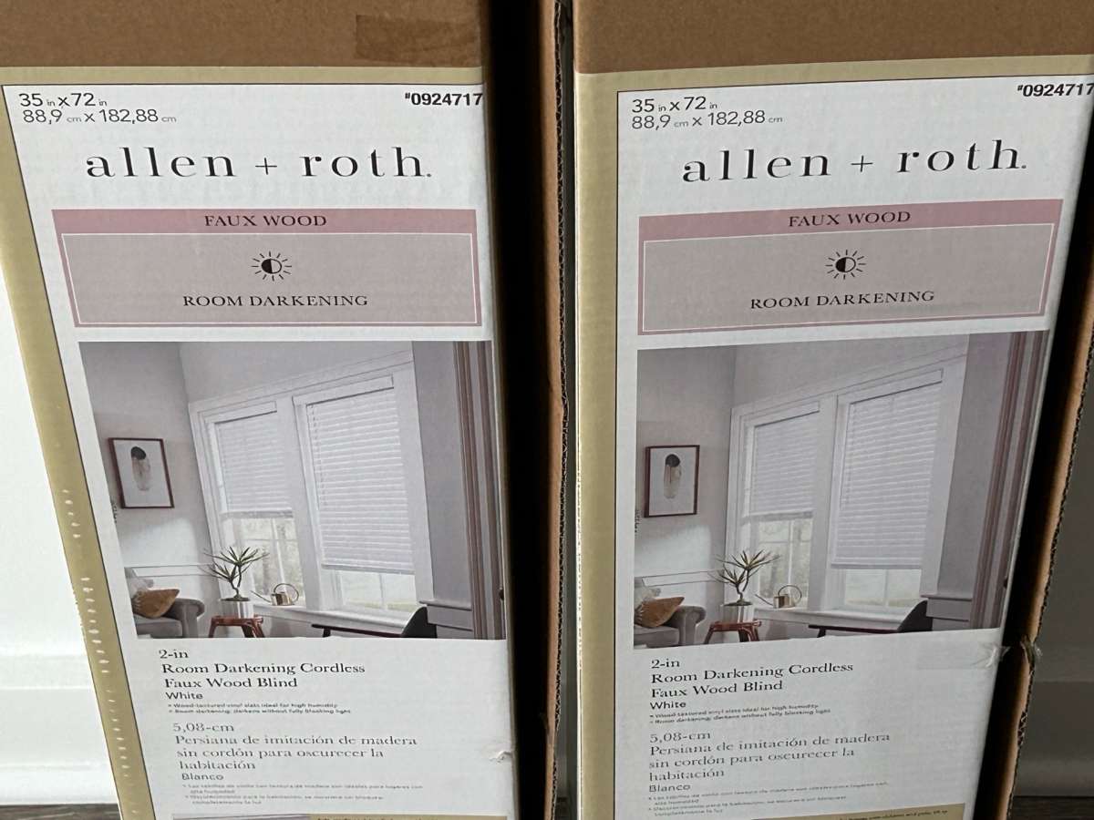 Allen Roth Room Darkening Blinds