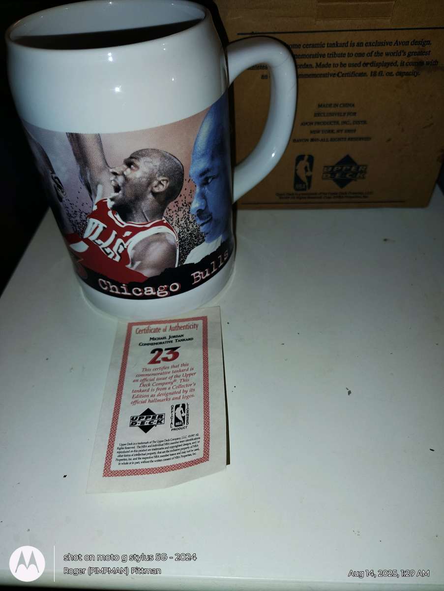 Vintage Michael Jordan Tankard Mug
