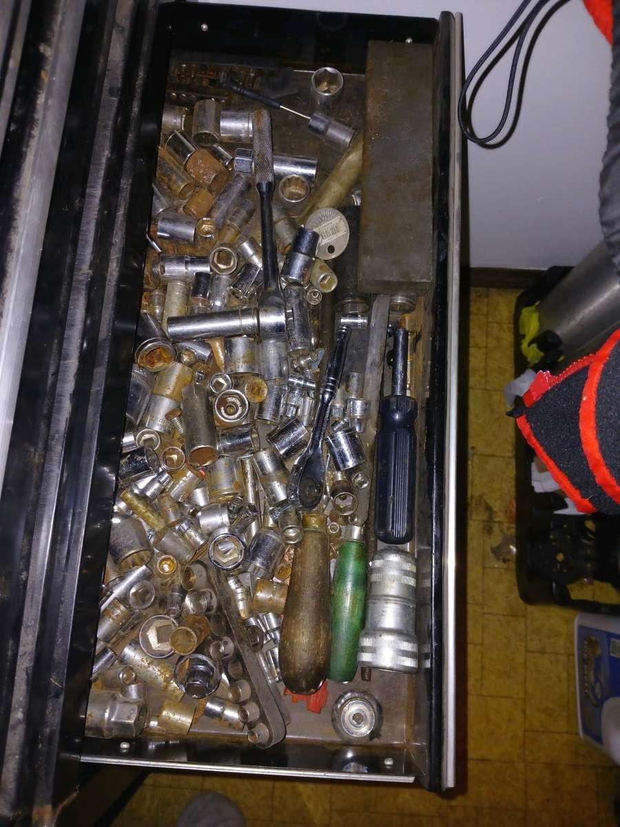 toolbox and tools