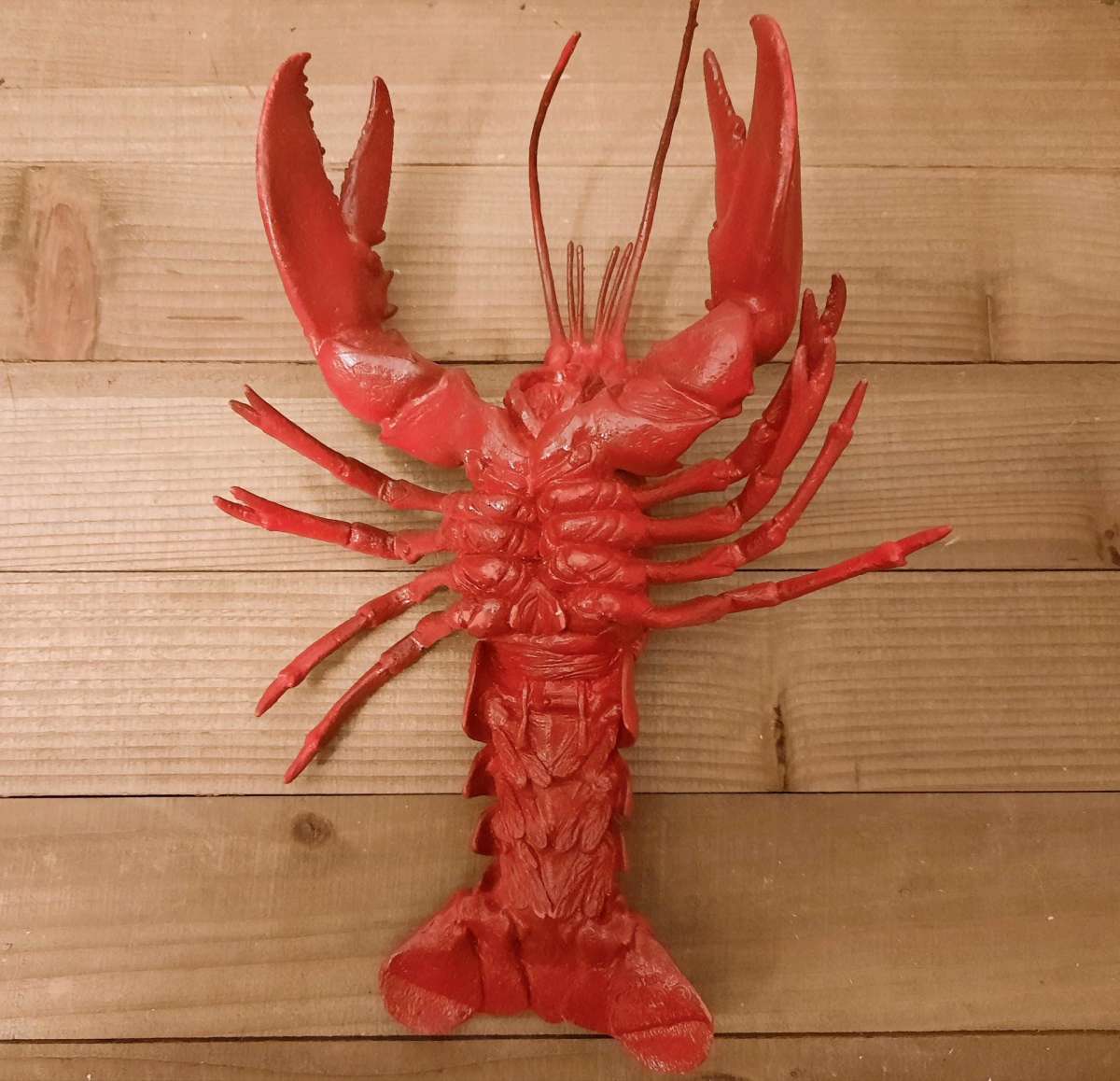 Realistic Rubber Lobster Toy Prop Marine Animal Lobster Toy