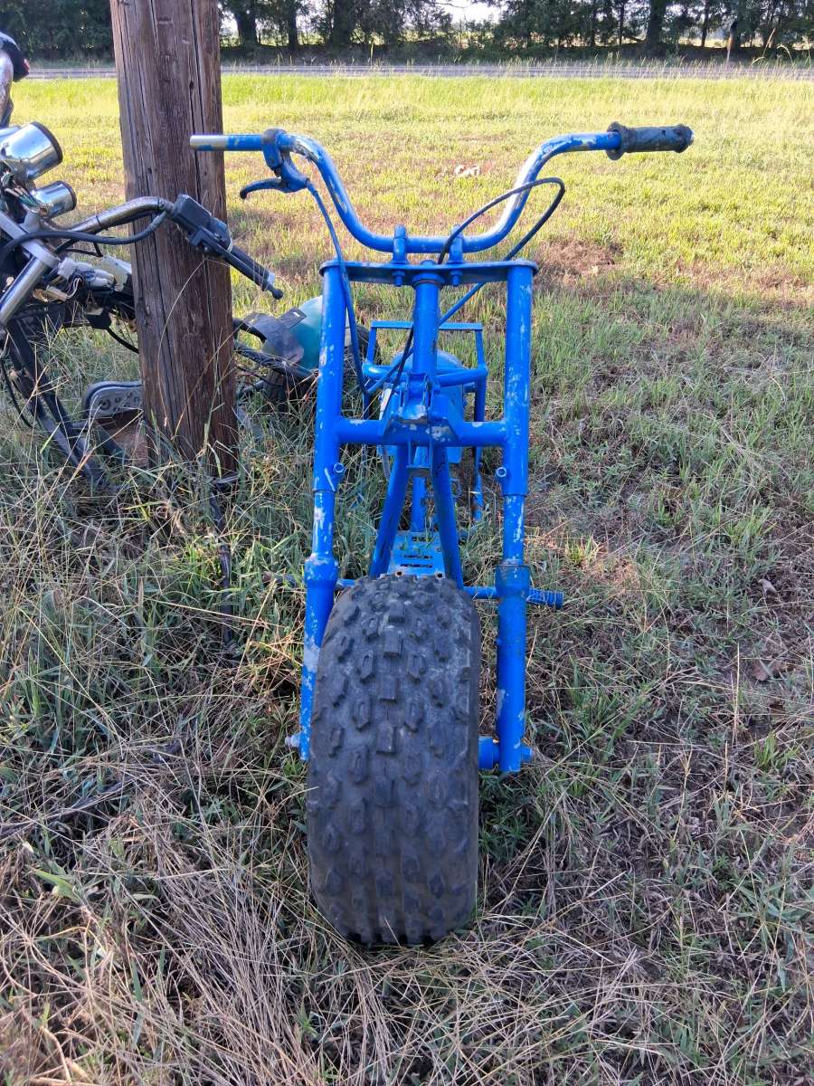 Electric Blue Mini Bike