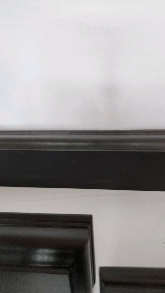 16 IN X 4 IN X 175 IN BROWN WALL MOUNTING SHELVES SET OF 5