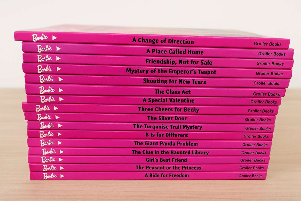 Barbie 18 Book Set  Vintage Hardcover Collection