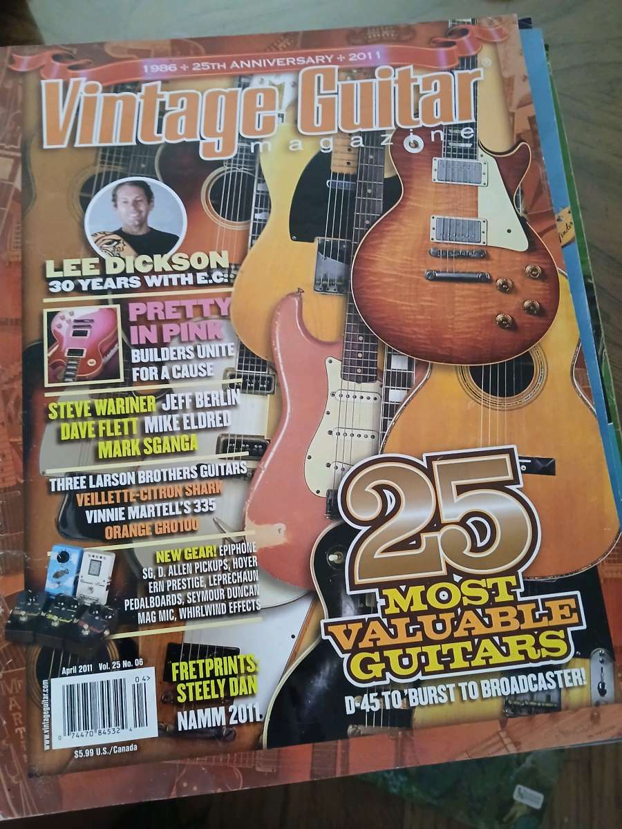 vintage guitar magazine 2011