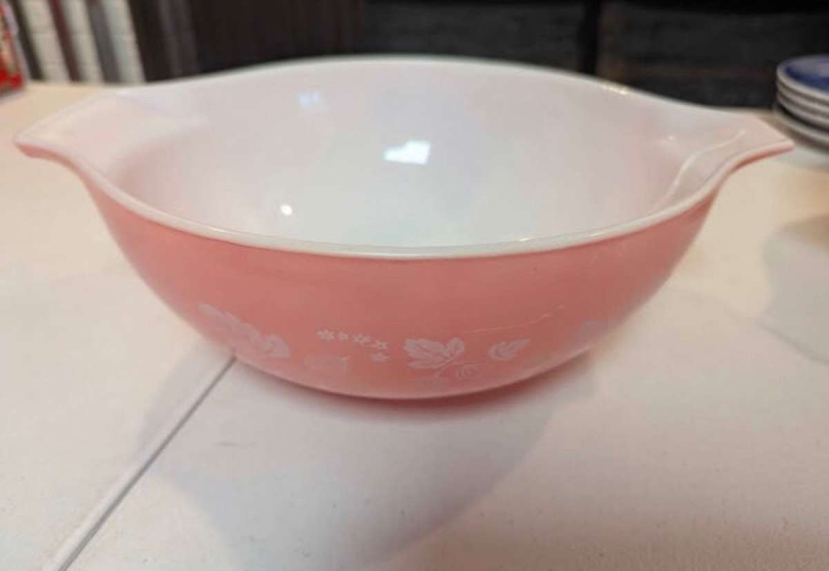 pink pyrex collection