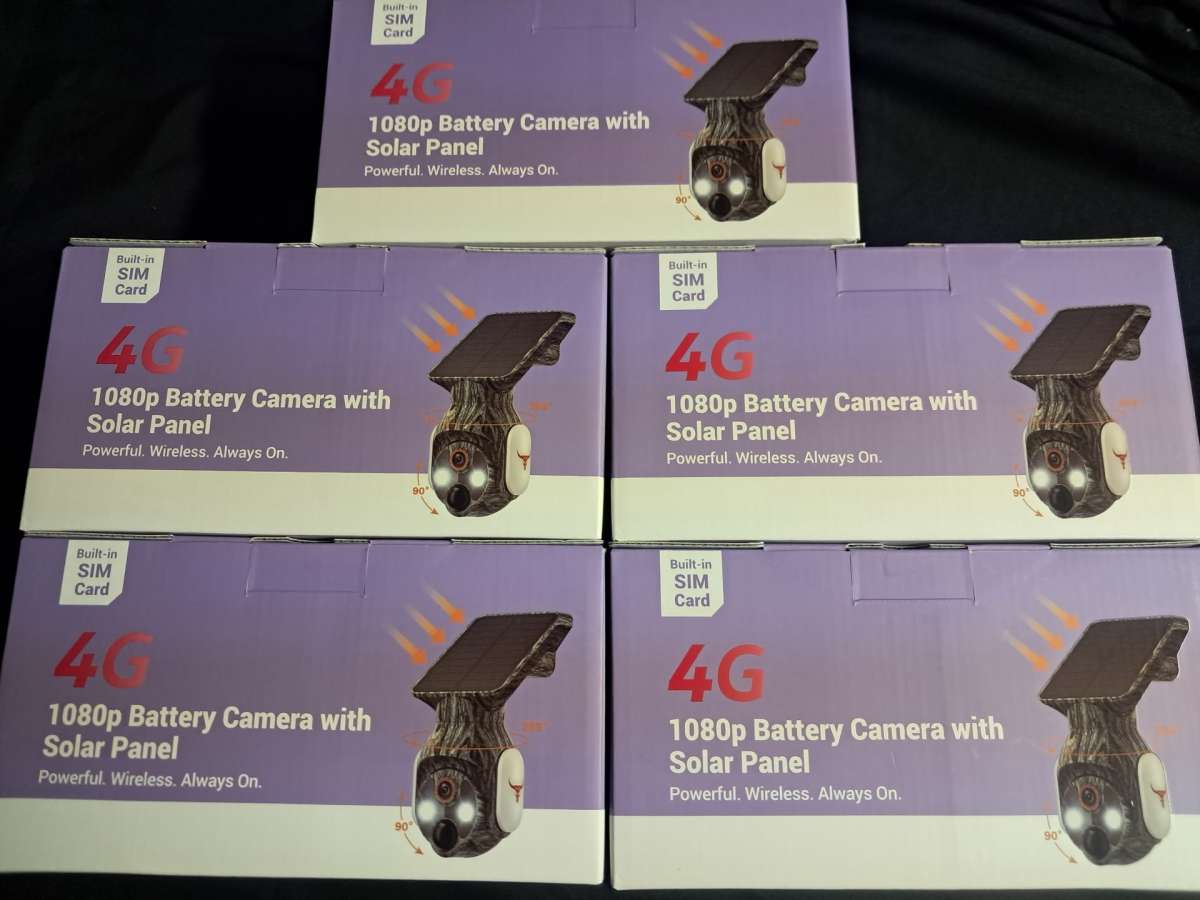 SOLAR POWERED 4G SECURITY CAMERA