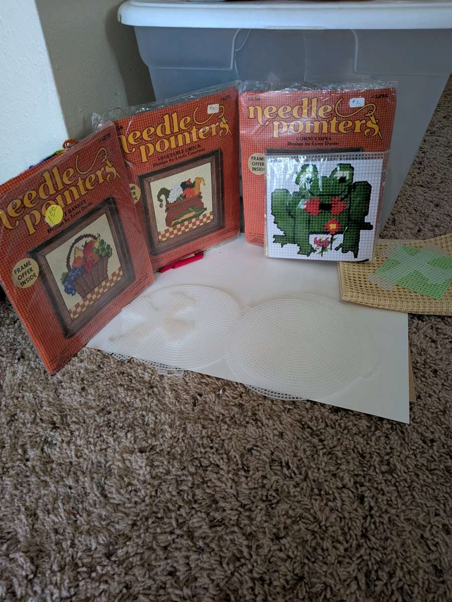 stuff from  needle point to bows and figurines