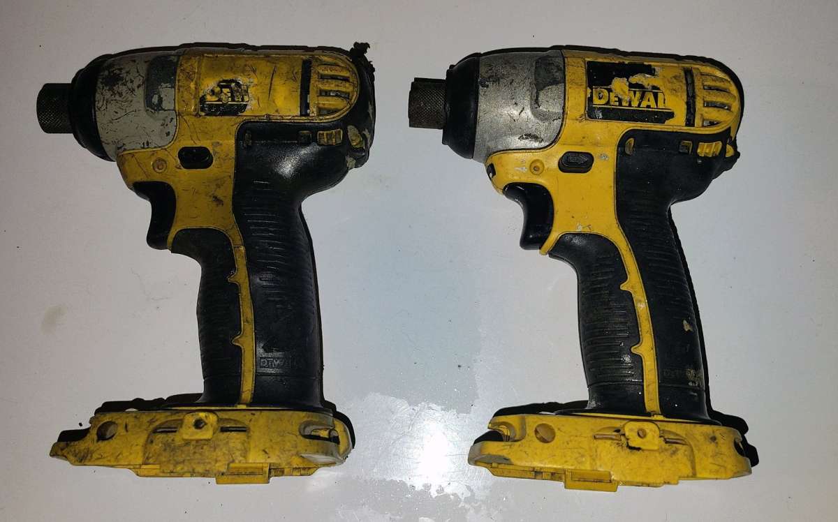 2 dewalt impact drills need batteries