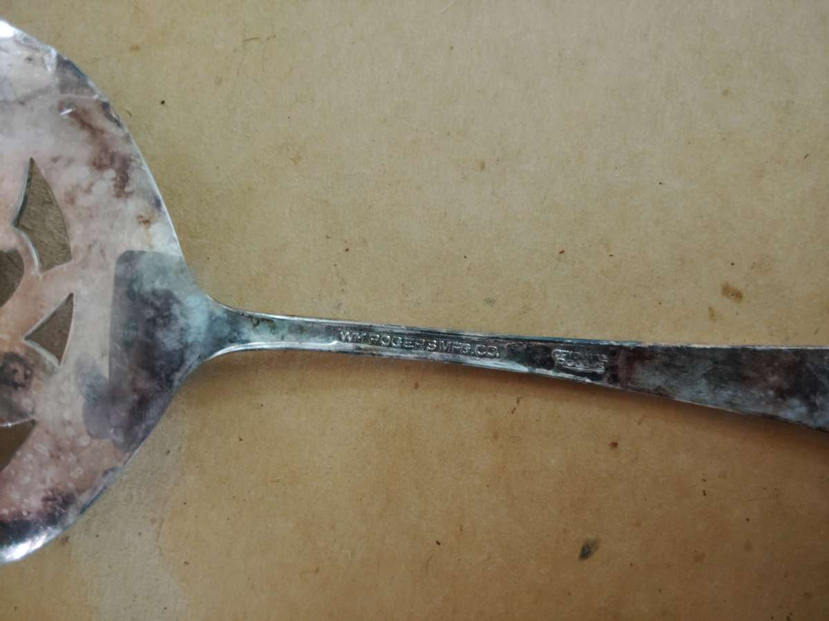 silver dish and spoon