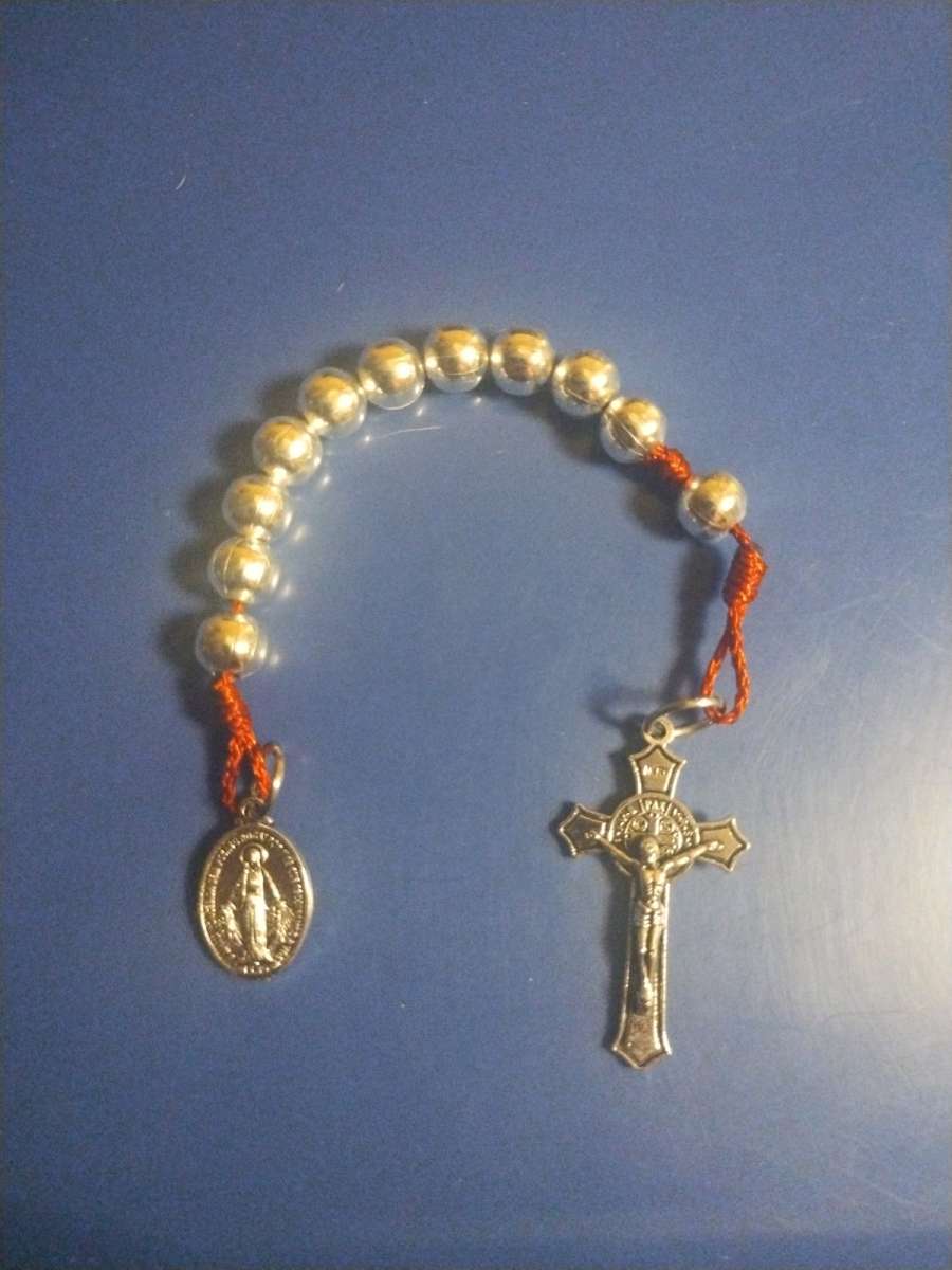 Handmade Red single Decade Rosary